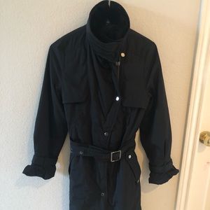 Korean brand rabbit fur parka / long jacket